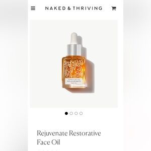 Naked and thriving rejuvenate restorative face oil